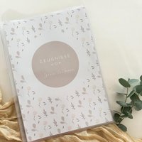 Mappe Mit Name | Zeugnismappe Bildersammlung Urkunden Schulzeugnisse Personalisierung Geschenk Kinder Blumen von KreativstubeMichelle