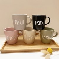 Tasse Mit Name | Personalisiert Geschenk Kaffeetasse Teetasse Geburtstagsgeschenk Weihnachtsgeschenk Weihnachten Nikolaus von KreativstubeMichelle