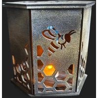 Windlicht Biene /Imker von KreativstuebchenMS
