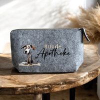 Haustierapotheke - Hundeapotheke - Katzen - Filztasche - Aufbewahrung - Aufbewahrungstasche - Personalisiert - Personalisiertes Geschenk - Reisen von KreativstueberlShop