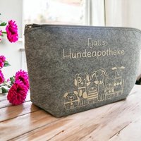 Personalisierte Hundeapotheke-Tasche Für Hunde - Medikamententasche - Geschenk Haustierbesitzer - Notfallapotheke - Aufbewahrung Medikamente Personalisierte Hundeapotheke-Tasche Für Hunde - Medikamententasche - Geschenk Haustierbesitzer - Notfallapotheke - Aufbewahrung Medikamente von KreativstueberlShop