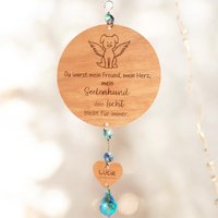 Personalisiertes Andenken Haustier - Sonnenfänger - Regenbogenbrücke - Geschenk Verlust Eines Haustieres - Gedenk - Erinnerung von KreativstueberlShop