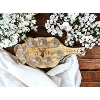 Schnapsbrett Mit Gläser/Personalisierbar/ Geschenk Für Freunde/ Partybrett/ Junggesellenabschied/ Rustikales Aus Holz Schnapsbrett Mit Gläser/Personalisierbar/ Geschenk Für Freunde/ Partybrett/ Junggesellenabschied/ Rustikales Aus Holz von KreativstueberlShop