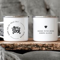 Emaille Tasse, You Rock, Personalisiert, Namen, Geschenk, Abschied, Ruhestand, Kollegin, Kollege, Chef, Chefin, Team, Sport, Trainer Spieler Emaille Tasse, You Rock, Personalisiert, Namen, Geschenk, Abschied, Ruhestand, Kollegin, Kollege, Chef, Chefin, Team, Sport, Trainer Spieler von KreativundFlauschig