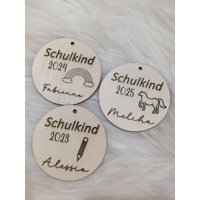Einschulung, Personalisierte Holzschilder, Einschulung 2025, Schultütenanhänger von Kreativworldbysabse