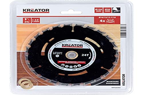 KREATOR KRT020302 - Sierra de pista madera 150mm24d KREATOR KRT020302 - Sierra de pista madera 150mm24d von Kreator