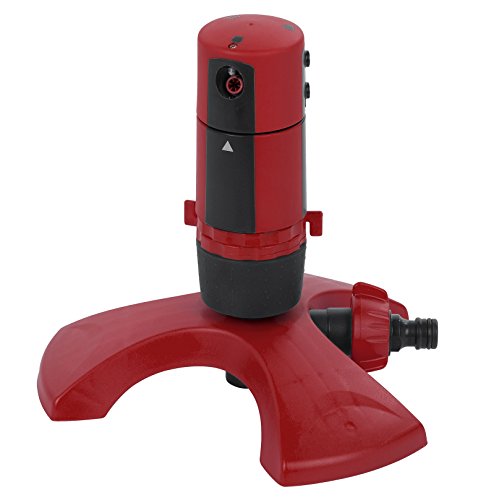 KREATOR KRTGR6531 rotierender Kreisregner 360° Radius Sprinkler Sprühregner Rasensprenger 3 Sprühmuster von Kreator