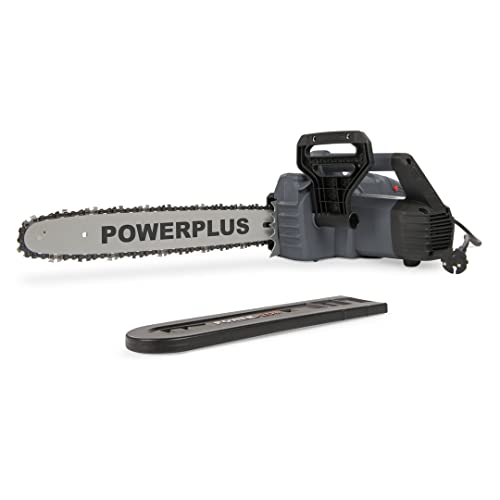 Powerplus elektrische Kettensäge POWEG10110 - elektrische Säge 2200W, mit 400 mm Schwert und automatischer Kettenschmierung, Gartengeräte für einfache & anspruchsvolle Gartenarbeit von POWER plus