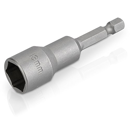 VARO Bit-Stecknuss mit Magnet für Sechskantschrauben Schlüsselweite 13 mm, 1 Stück, KRT062300 von Kreator