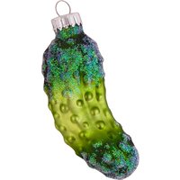 Krebs Glas Lauscha Christbaumschmuck "CBK60334, Weihnachtsdeko, Christbaumschmuck", (1 tlg.), Weihnachtsgurke aus Glas von Krebs Glas Lauscha