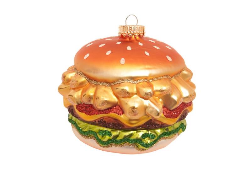 Krebs Glas Lauscha Christbaumschmuck Glasanhänger - Pommes-Burger - ca. 10 cm, Ideale Dekoration für Fast-Food Fans - exotische Weihnachtsdeko Krebs Glas Lauscha Christbaumschmuck Glasanhänger - Pommes-Burger - ca. 10 cm, Ideale Dekoration für Fast-Food Fans - exotische Weihnachtsdeko von Krebs Glas Lauscha