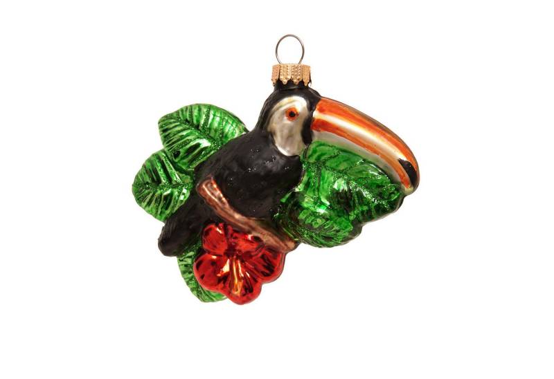 Krebs Glas Lauscha Christbaumschmuck Glasfigur - Tukan - ganzjährige Deko - ca. 9 cm, für besonderen, tropischen Flair - für Tisch, Schrank und Baum Krebs Glas Lauscha Christbaumschmuck Glasfigur - Tukan - ganzjährige Deko - ca. 9 cm, für besonderen, tropischen Flair - für Tisch, Schrank und Baum von Krebs Glas Lauscha