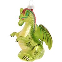 Krebs Glas Lauscha Christbaumschmuck "Glasornament Drache, Höhe ca. 12 cm", (1 tlg.), Weihnachtsdeko, Weihnachtsbaumkugel, Christbaumkugeln aus Glas von Krebs Glas Lauscha