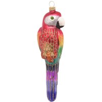 Krebs Glas Lauscha Christbaumschmuck "Papagei", (1 tlg.), Christbaumschmuck aus Glas, mundgeblasen, handgefertigt, Tierfigur von Krebs Glas Lauscha