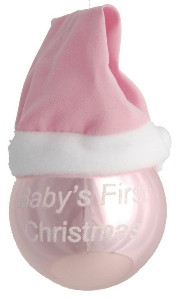 Krebs Glas Lauscha Christbaumschmuck Weihnachtskugel Babys First Christmas Rosa 8cm Krebs Glas Lauscha Christbaumschmuck Weihnachtskugel Babys First Christmas Rosa 8cm von Krebs Glas Lauscha
