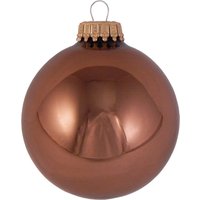Krebs Glas Lauscha Weihnachtsbaumkugel "CBK70416, Weihnachtsdeko, Christbaumschmuck, Christbaumkugeln Glas", (Set, 8 St.) von Krebs Glas Lauscha