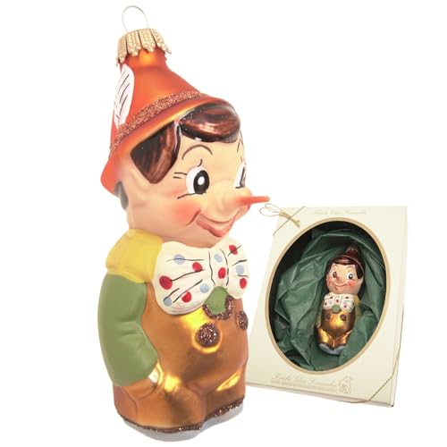 Krebs Glas Lauscha - Weihnachtsdekoration/Christbaumschmuck aus Glas - Märchenschmuck Pinocchio - Inhalt: 1 Stück - Größe: ca. 11 cm - Made in Germany Krebs Glas Lauscha - Weihnachtsdekoration/Christbaumschmuck aus Glas - Märchenschmuck Pinocchio - Inhalt: 1 Stück - Größe: ca. 11 cm - Made in Germany von Krebs Glas Lauscha