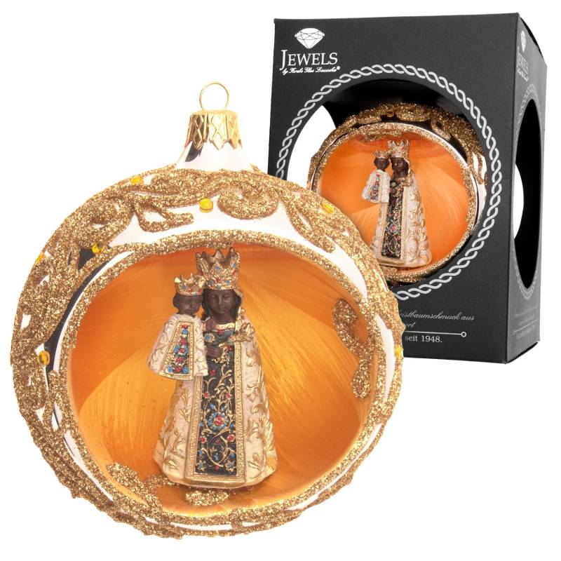 Krebs Glas Lauscha Weihnachtskugel mit König 1-tlg. 10cm Krebs Glas Lauscha Weihnachtskugel mit König 1-tlg. 10cm von Krebs Glas Lauscha