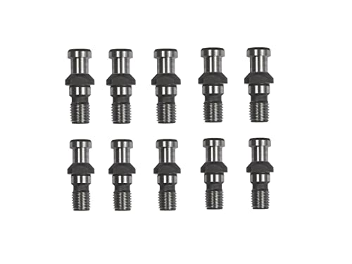 Anzugsbolzen 10 Stück SK40 DIN 69872 ohne O-Ring Form A Form B Bolzen Kopfbolzen Form A (mit Bohrung) von Krefting Tooling