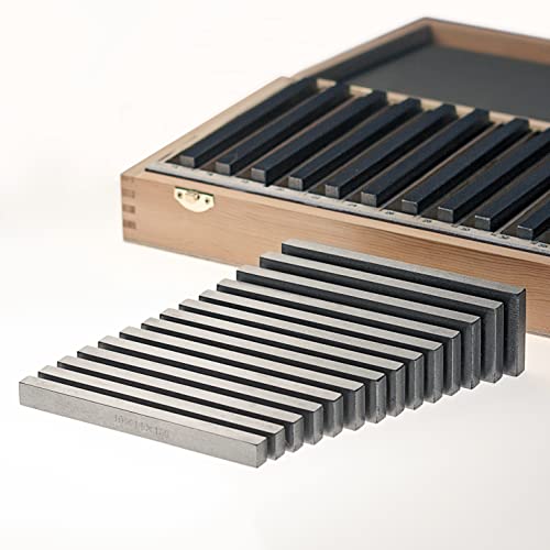 Präzisions-Parallelunterlagen Set (16 Stück) Länge 120 mm Breite 8 mm DIN8168 | Fräsunterlage von Krefting Tooling