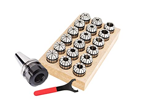 Spannzangensatz ER32/470E inkl. SK40 Aufnahme DIN69871 A=100 & Schlüssel Spannzange ISO 7388-1 ja von Krefting Tooling