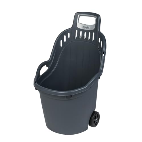 Gartentrolley HELPY mit 50 Liter Nutzvolumen, belastbar bis max. 60 kg. Räder auf Metallachse. In Grau Gartentrolley HELPY mit 50 Liter Nutzvolumen, belastbar bis max. 60 kg. Räder auf Metallachse. In Grau von Kreher
