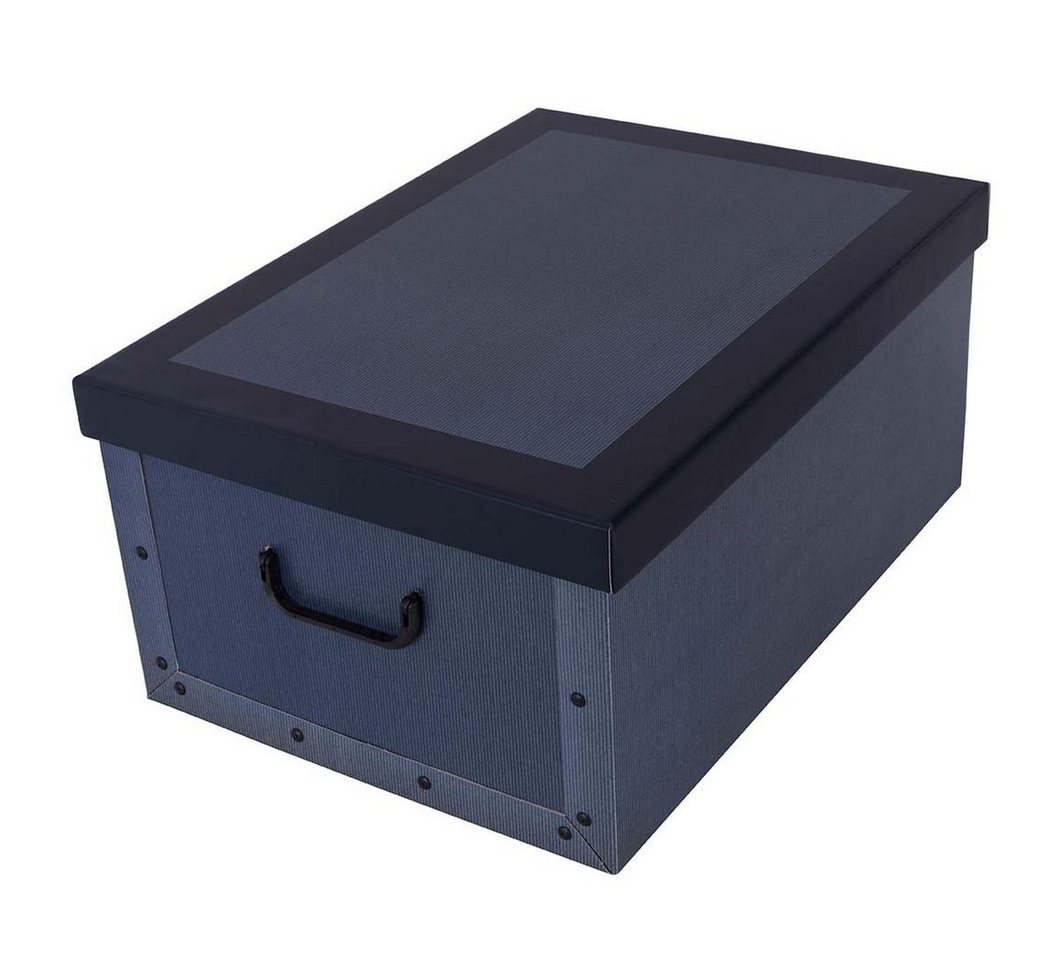 Kreher Aufbewahrungsbox Aufbewahrungsbox, Dekokarton - Motiv: Classic Blue Kreher Aufbewahrungsbox Aufbewahrungsbox, Dekokarton - Motiv: Classic Blue von Kreher