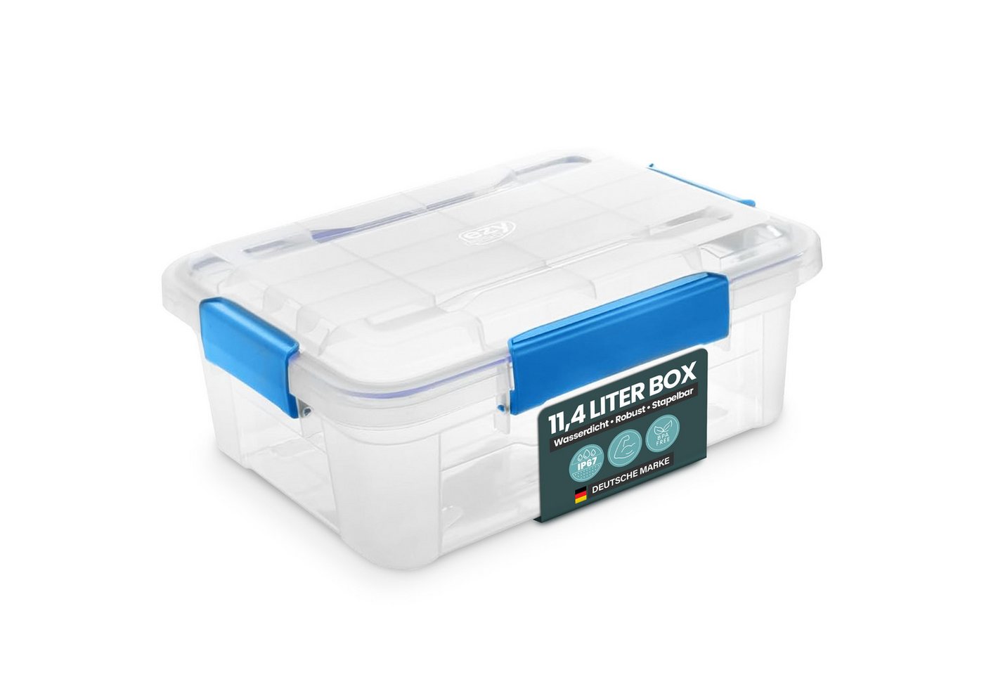 Kreher Aufbewahrungsbox mit Deckel und Dichtungsring (IP67) in verschiedenen Größen (1 St) von Kreher