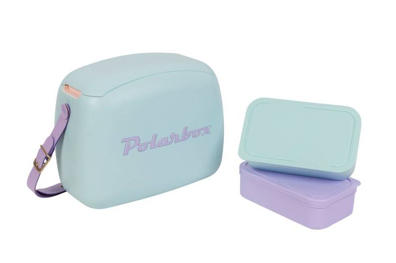 Kreher Frischhaltedose Kühlbox Polar 6 Liter mit 2 Lunchboxen (Farbe wählbar) von Kreher