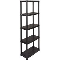 PRIMO PLUS - Kunststoffregal 12 Zoll (Schwarz) von Kreher