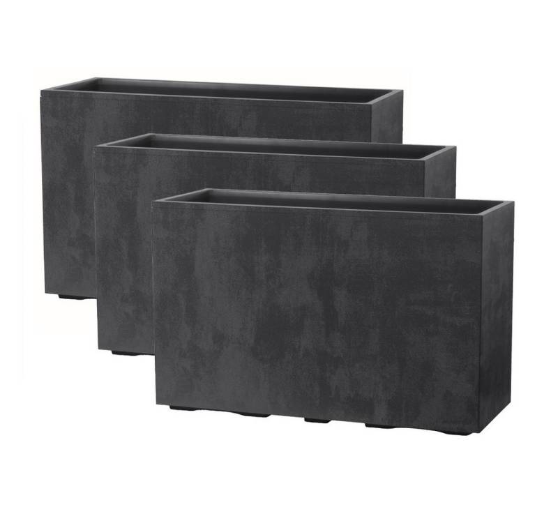 Kreher Pflanzkübel 'Millennium Fence', XXL Sichtschutz in verschiedenen Farben (3 St) von Kreher