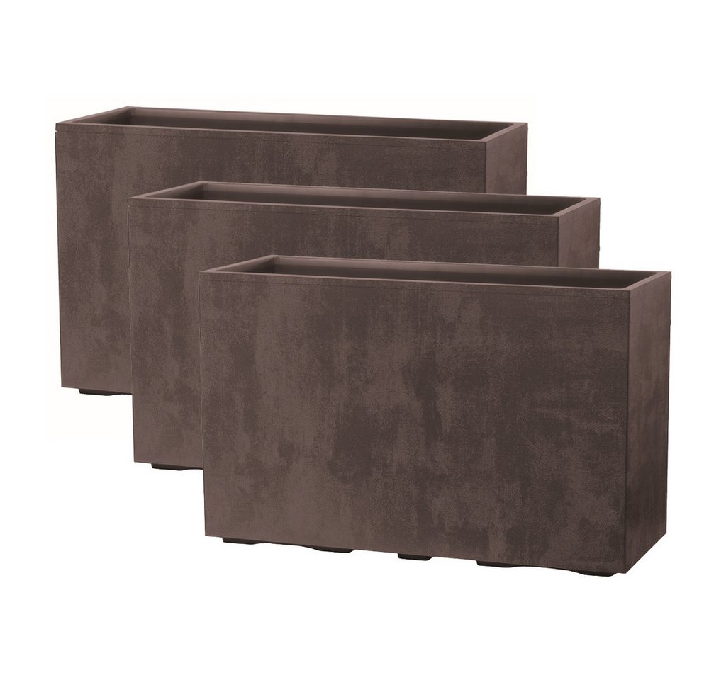 Kreher Pflanzkübel 'Millennium Fence', XXL Sichtschutz in verschiedenen Farben (3 St) von Kreher