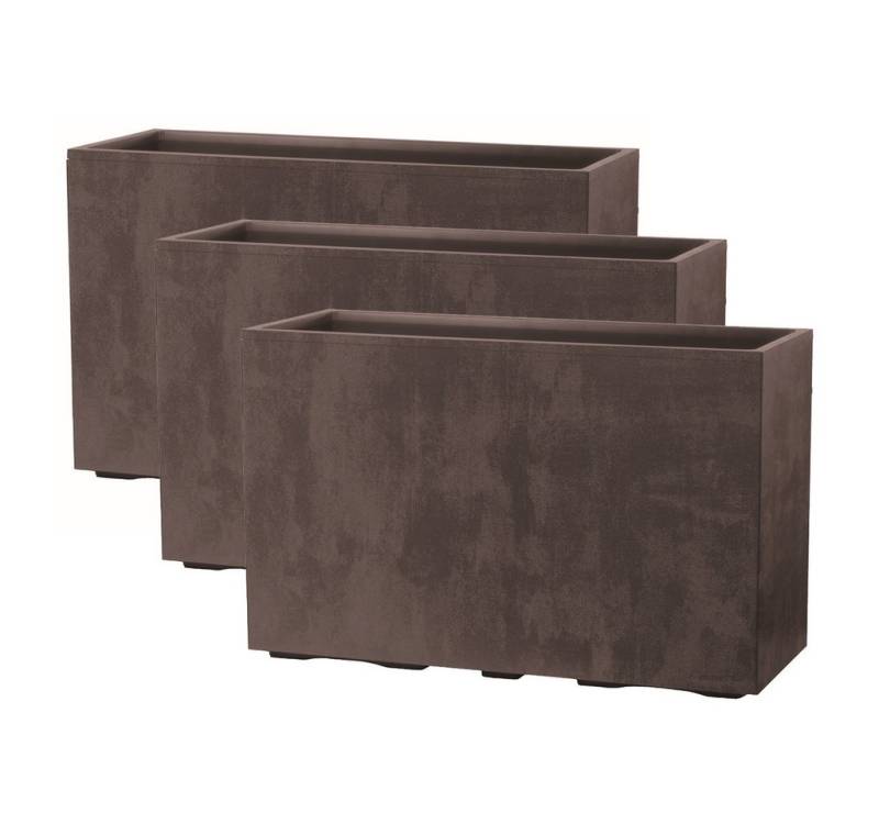 Kreher Pflanzkübel 'Millennium Fence', XXL Sichtschutz in verschiedenen Farben (3 St) von Kreher