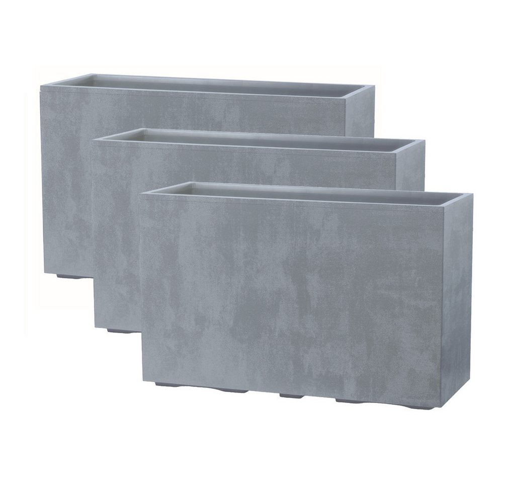 Kreher Pflanzkübel 'Millennium Fence', XXL Sichtschutz in verschiedenen Farben (3 St) von Kreher