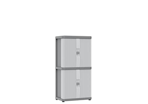 Kreher Rolladenschrank | Wandschrank | Hängeschrank | Universalschrank in toller, Neuer Optik. Mit leichtgängigen Schiebetüren. Bietet noch mehr Stauraum! (XL Universalschrank mit 4 Böden) von Kreher