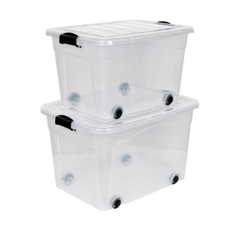 Kreher Rollladenbox Set: 2 x Roller Box mit Deckel (100 + 60 Liter) von Kreher