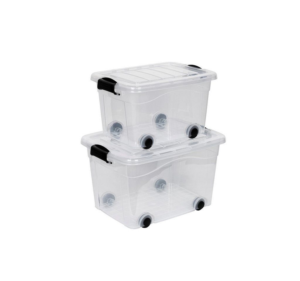 Kreher Rollladenbox Set: 2 x Roller Box mit Deckel (20 + 40 Liter) von Kreher