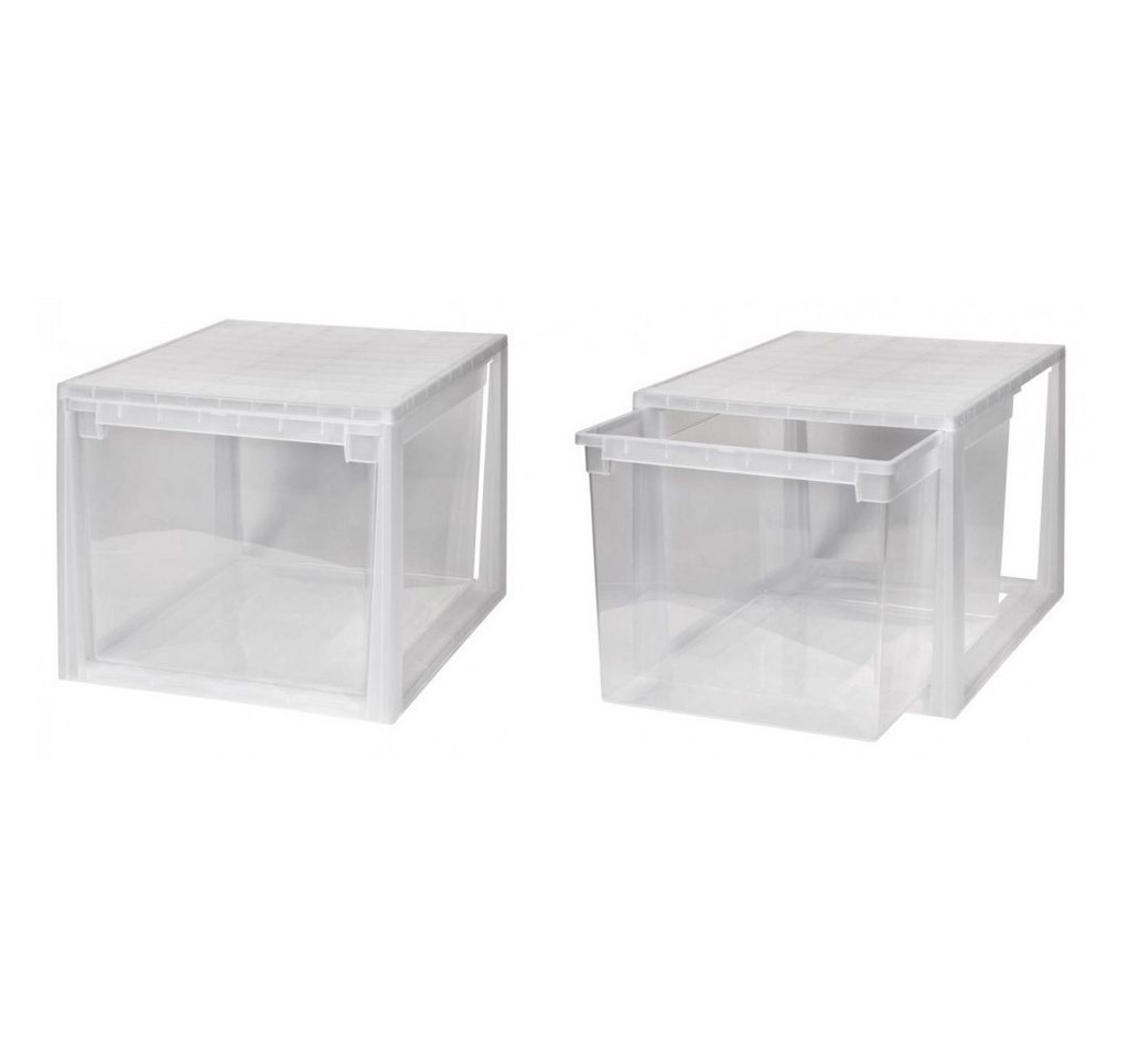 Kreher Schubladenbox Set: 2 x Schubladenbox 52 Größe XXL, 48 Liter - extra tief und hoch Kreher Schubladenbox Set: 2 x Schubladenbox 52 Größe XXL, 48 Liter - extra tief und hoch von Kreher