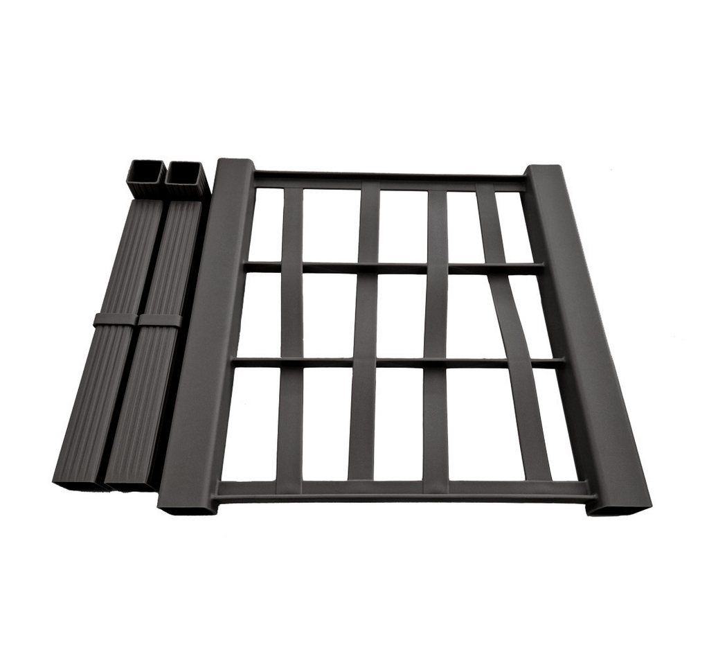 Kreher Spalier Rückwand + Verbinder für Spalier 'Ethica' (Größe/Farbe wählbar) von Kreher