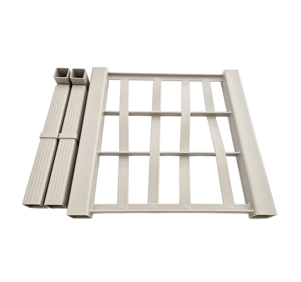 Kreher Spalier Rückwand + Verbinder für Spalier 'Ethica' (Größe/Farbe wählbar) von Kreher