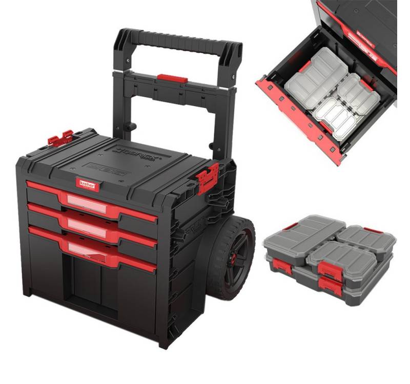 Kreher Werkstattwagen 'Q-Brick PRO', mobiler Werkstattwagen, modular wählbar, anpassbar, Cart PRO D3 Kreher Werkstattwagen 'Q-Brick PRO', mobiler Werkstattwagen, modular wählbar, anpassbar, Cart PRO D3 von Kreher