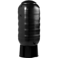 Regensammler Wassertonne 250 Liter in Schwarz von Kreher