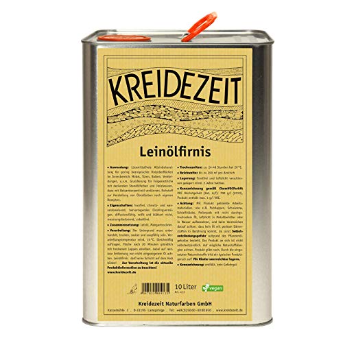 Kreidezeit Leinölfirnis-10,00 l von Kreidezeit