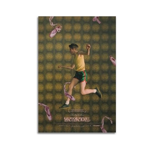 Krem Billy Elliot Poster, Wandkunst, Leinwand, Geschenk für Freund, Schlafzimmer, Wohnzimmer, Dekoration, modern, ästhetisch, 30 x 45 cm, ungerahmt von Krem