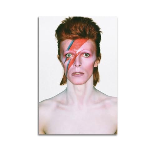 Krem David Bowie-Poster, Wandkunst, Leinwand, Geschenk für Freunde, Schlafzimmer, Wohnzimmer, Dekoration, modern, ästhetisch, 30 x 45 cm, ungerahmt Krem David Bowie-Poster, Wandkunst, Leinwand, Geschenk für Freunde, Schlafzimmer, Wohnzimmer, Dekoration, modern, ästhetisch, 30 x 45 cm, ungerahmt von Krem