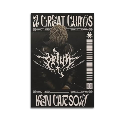 Krem Ken Carson Poster auf Leinwand, Geschenk für Freunde, Schlafzimmer, Wohnzimmer, Dekoration, moderne Ästhetik, 40 x 60 cm, ungerahmter Stil Krem Ken Carson Poster auf Leinwand, Geschenk für Freunde, Schlafzimmer, Wohnzimmer, Dekoration, moderne Ästhetik, 40 x 60 cm, ungerahmter Stil von Krem