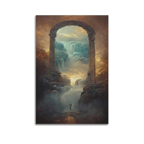 Krem L Fantasy gemischtes Poster, Wandkunst, Leinwand, Geschenk für Freund, Schlafzimmer, Wohnzimmer, Dekoration, modern, ästhetisch, 60 x 90 cm, ungerahmt Krem L Fantasy gemischtes Poster, Wandkunst, Leinwand, Geschenk für Freund, Schlafzimmer, Wohnzimmer, Dekoration, modern, ästhetisch, 60 x 90 cm, ungerahmt von Tokiso