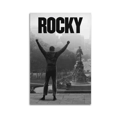 Krem Rocky Poster, Wandkunst, Leinwand, Geschenk für Freund, Schlafzimmer, Wohnzimmer, Dekoration, modern, ästhetisch, 20 x 30 cm, ungerahmt von Krem