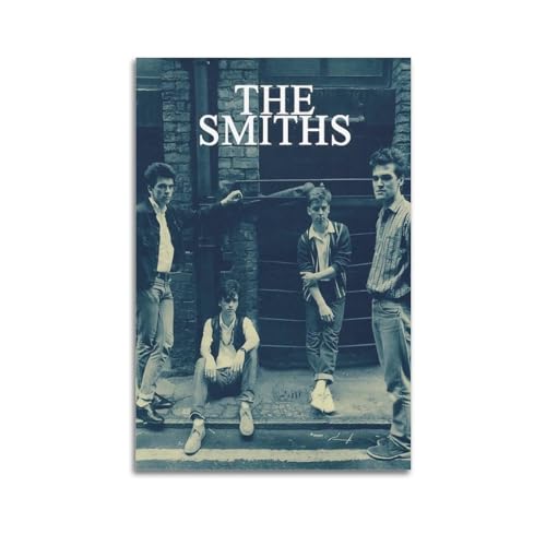 Krem The Smiths Poster, Wandkunst, Leinwand, Geschenk für Freunde, Schlafzimmer, Wohnzimmer, Dekoration, modern, ästhetisch, 40 x 60 cm, ungerahmt von Krem