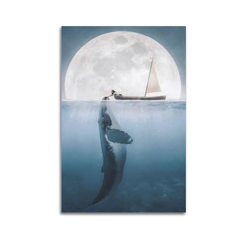Krem Wal-Poster, Wandkunst, Leinwand, Geschenk für Freund, Schlafzimmer, Wohnzimmer, Dekoration, modern, ästhetisch, 50 x 75 cm, ungerahmt Krem Wal-Poster, Wandkunst, Leinwand, Geschenk für Freund, Schlafzimmer, Wohnzimmer, Dekoration, modern, ästhetisch, 50 x 75 cm, ungerahmt von Krem